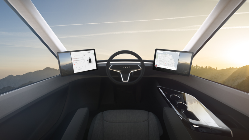 Illustration for article titled The Tesla Semi Truck Will Go 0-60 In 5 Seconds With A Claimed 500-Mile Range